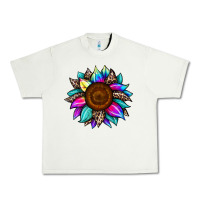 Pistachio sunflower tie dye Urban Heavy Tee - JahusDesignShop
