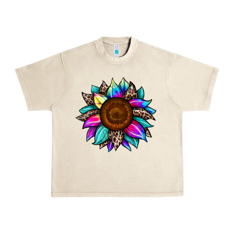 Sunflower Tie Dye Urban Heavy Tee by JahusDesignShop | Teevron