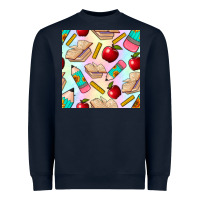 Navy school seamless pattern Heavyweight Sweatshirt - BundleAndBundleShop