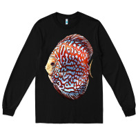Black Discus Fish Long Sleeve Tee - LillyAllenDesigns