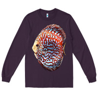 Plum Discus Fish Long Sleeve Tee - LillyAllenDesigns