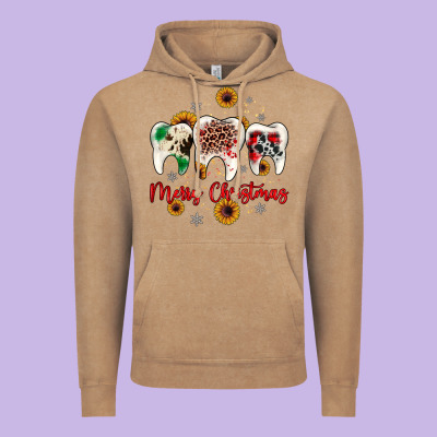 Dental Merry Christmas Vintage Hoodie Designed By Jahusdesignshop