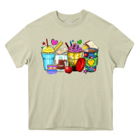 Mossy school coffee cups Heavy Core Tee - Zillion Design Studio