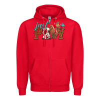 Red just pray Zipper Hoodie - NancyCooperArtShop