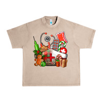 French Oak nurse  and christmas Urban Heavy Tee - AdoDesignShop