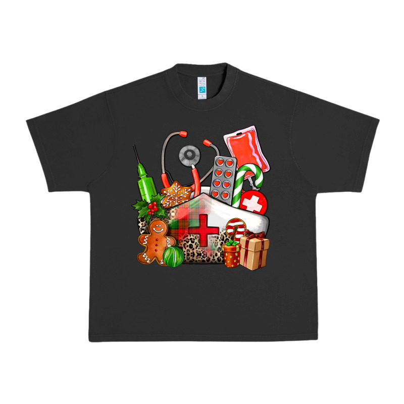 Nurse  And Christmas Urban Heavy Tee by AdoDesignShop | Teevron