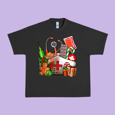 Nurse  And Christmas Urban Heavy Tee Designed By Adodesignshop