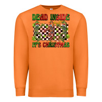Carrot dead inside but it's christmas dancing skeletons Premium Sweatshirt - BarkalooDesign