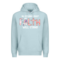 Blue Mist Oceans Deep My Faith Will Stand Premium Hoodie - Bettercallsaul