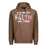 Chestnut Oceans Deep My Faith Will Stand Premium Hoodie - Bettercallsaul