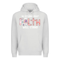 Dove Grey Oceans Deep My Faith Will Stand Premium Hoodie - Bettercallsaul