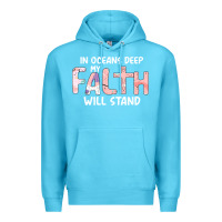 Ocean Blue Oceans Deep My Faith Will Stand Premium Hoodie - Bettercallsaul