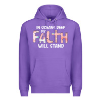 Purple Oceans Deep My Faith Will Stand Premium Hoodie - Bettercallsaul