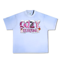Grape Ice pink cozy season with snowman ado Urban Heavy Tee - AdoDesignShop