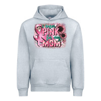 Heather Grey i wear pink for my mom Urban Hoodie - CowGirlArtShop