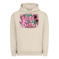 Pigment French Oak i wear pink for my mom Urban Hoodie - CowGirlArtShop