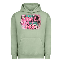 Pigment Oil Green i wear pink for my mom Urban Hoodie - CowGirlArtShop