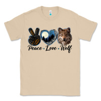 Mushroom peace love wolf head Classic Tee - LillyAllenDesigns