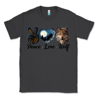 Smoke peace love wolf head Classic Tee - LillyAllenDesigns