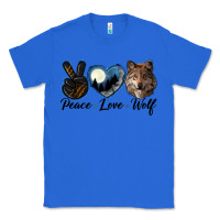 True Royal peace love wolf head Classic Tee - LillyAllenDesigns