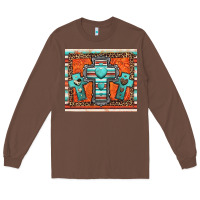 Chestnut turquoise gemstone crosses Long Sleeve Tee - Jasminsmagicworld