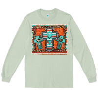 Matcha turquoise gemstone crosses Long Sleeve Tee - Jasminsmagicworld