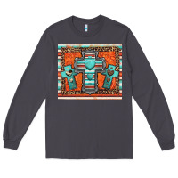 Smoke turquoise gemstone crosses Long Sleeve Tee - Jasminsmagicworld