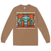 Toasted Coconut turquoise gemstone crosses Long Sleeve Tee - Jasminsmagicworld