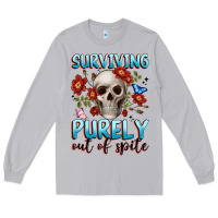 Moon Dust surviving purely out of spite Long Sleeve Tee - JahusDesignShop