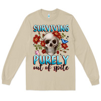 Mushroom surviving purely out of spite Long Sleeve Tee - JahusDesignShop