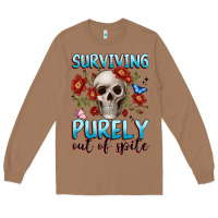 Toasted Coconut surviving purely out of spite Long Sleeve Tee - JahusDesignShop