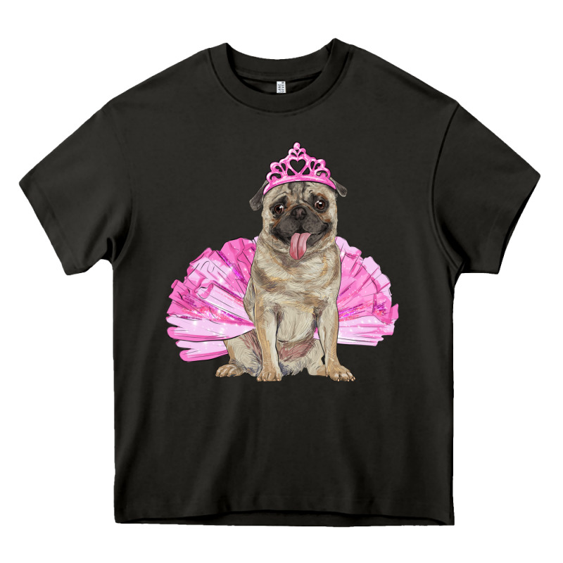 Balerina Pug With Tutu Heavy Core Tee by RanaPortraitStore | Teevron