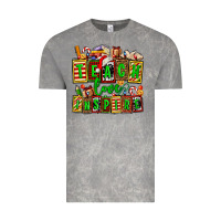 Teach Love Inspire With Christmas And Teacher Elements Vintage Tee | Teevron