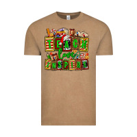 Vintage Coffee teach love inspire with Christmas and teacher elements Vintage Tee - AdoDesignShop