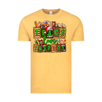 Vintage Mustard teach love inspire with Christmas and teacher elements Vintage Tee - AdoDesignShop