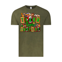 Vintage Olive teach love inspire with Christmas and teacher elements Vintage Tee - AdoDesignShop