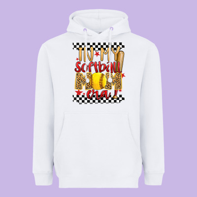 In My Softball Mom Era Heavyweight Hoodie Designed By Artiststas