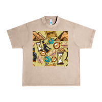 French Oak history seamless pattern Urban Heavy Tee - BundleAndBundleShop