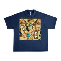 Navy history seamless pattern Urban Heavy Tee - BundleAndBundleShop