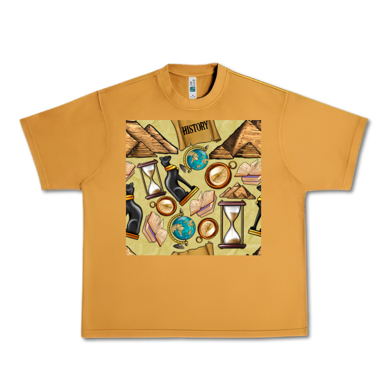History Seamless Pattern Urban Heavy Tee by BundleAndBundleShop | Teevron