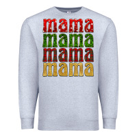 Heather Grey Christmas mama Premium Sweatshirt - BarkalooDesign