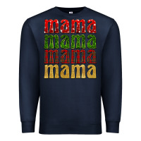 Navy Christmas mama Premium Sweatshirt - BarkalooDesign