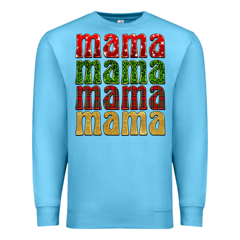 Christmas Mama Premium Sweatshirt by BarkalooDesign | Teevron