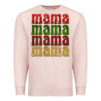 Pale Pink Christmas mama Premium Sweatshirt - BarkalooDesign