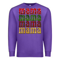 Purple Christmas mama Premium Sweatshirt - BarkalooDesign