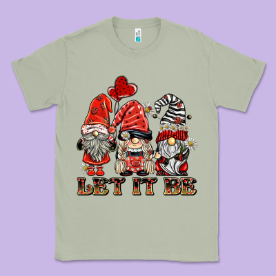 Let It Be Ladybug Gnomies Classic Tee Designed By Barkaloodesign