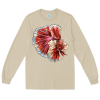 Mushroom Betta Fish Long Sleeve Tee - LillyAllenDesigns