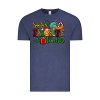 Vintage Denim santa's favorite teacher Vintage Tee - AdoDesignShop