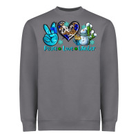Storm peace love winter ado Heavyweight Sweatshirt - AdoDesignShop
