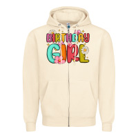 Sandshell birthday girl Zipper Hoodie - MaliasSmallBusiness
